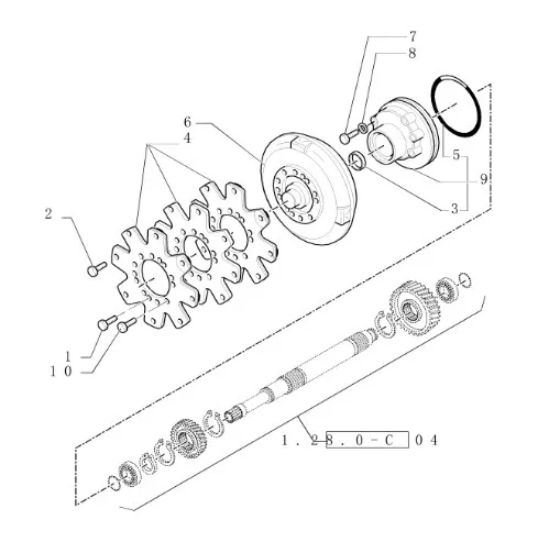 87410613 - Пластина